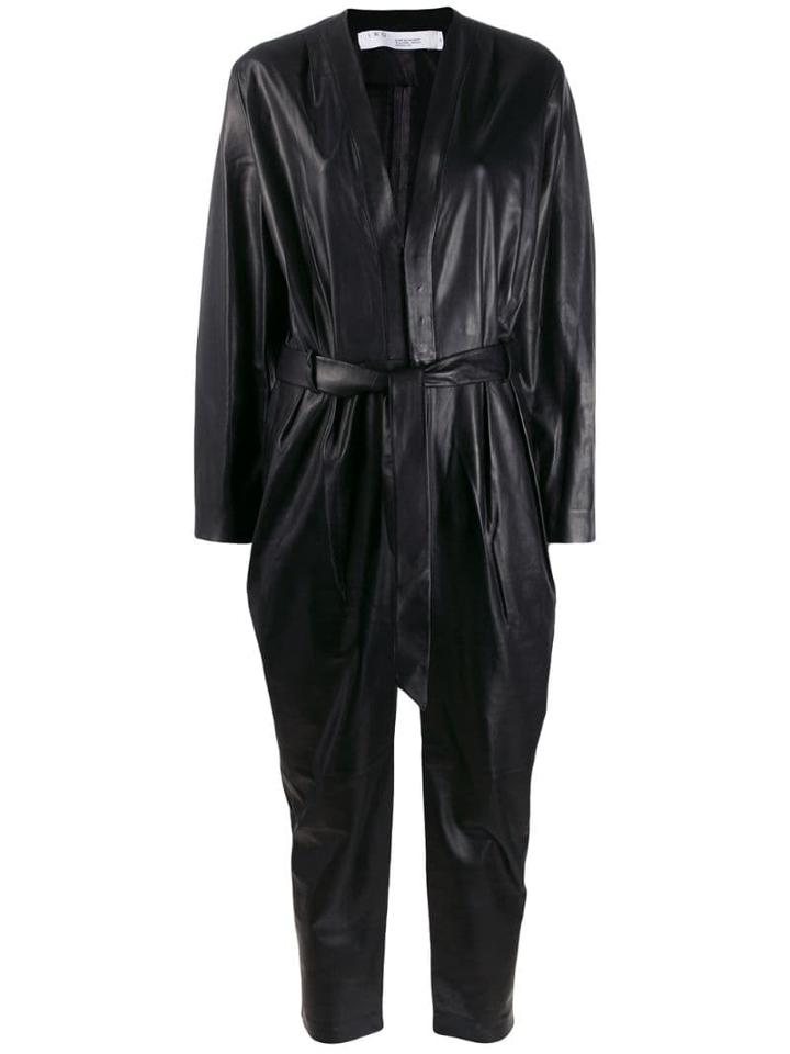 Iro Belted Jump Suit - Black
