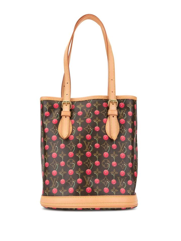 Louis Vuitton Pre-owned Bucket Pm Cherry Bag - Brown