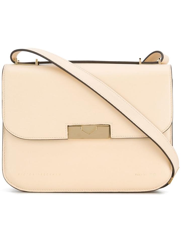Victoria Beckham Medium Eva Crossbody Bag - Nude & Neutrals