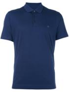 Z Zegna Classic Polo Shirt, Men's, Size: Medium, Blue, Cotton
