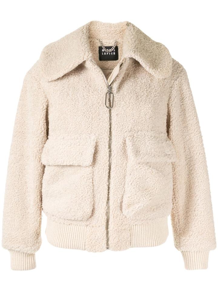 Markus Lupfer Faux-fur Jacket - White