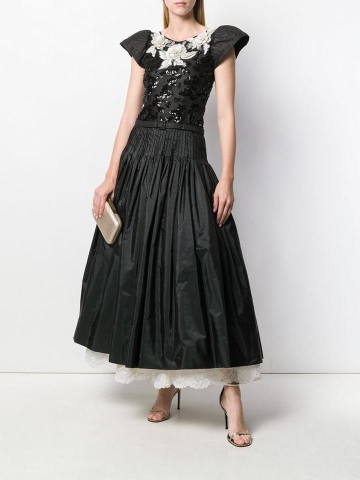 Valentino Pre-owned Embroidered Ball Gown - Black