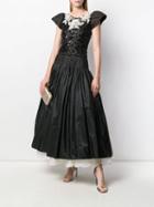 Valentino Pre-owned Embroidered Ball Gown - Black
