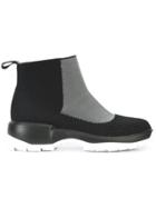 Camper Sneaker Ankle Boots - Black