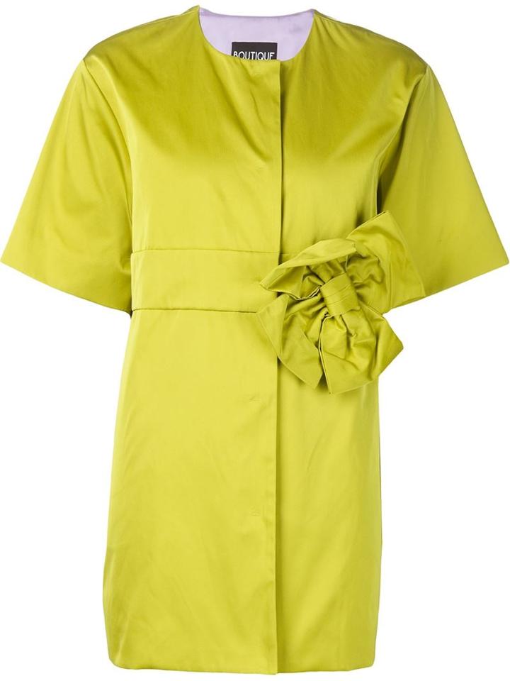 Boutique Moschino Bow Appliqué Oversized Jacket