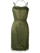 Nina Ricci Short Fitted Dress, Women's, Size: 40, Green, Polyamide/viscose