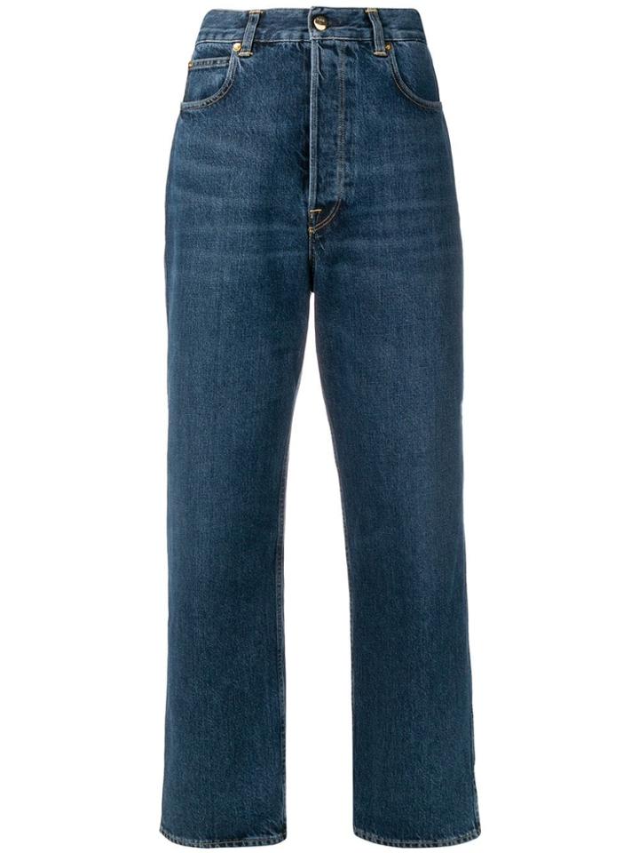 Golden Goose High-waisted Wide Leg Jeans - Blue