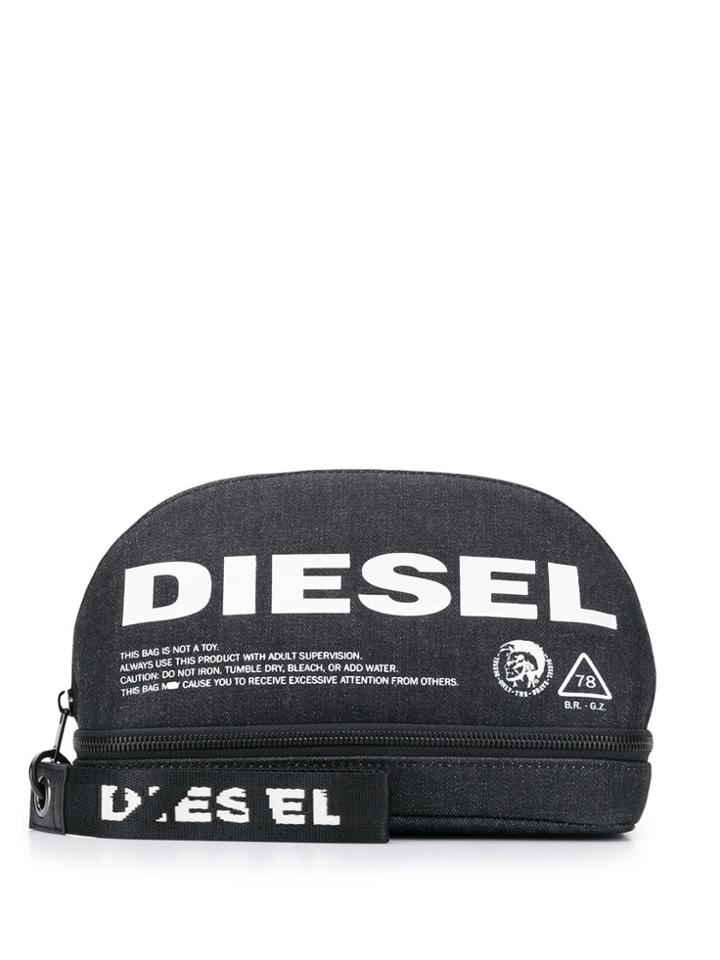 Diesel New D-easy Zipped Pouch - Blue