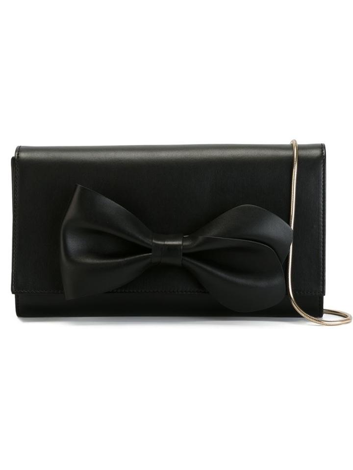 Red Valentino Bow Applique Shoulder Bag