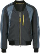 Geym Tech Panelled Bomber Jacket - Black