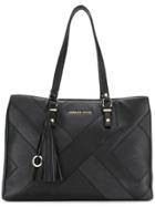 Versace Jeans Paneled Tote Bag - Black