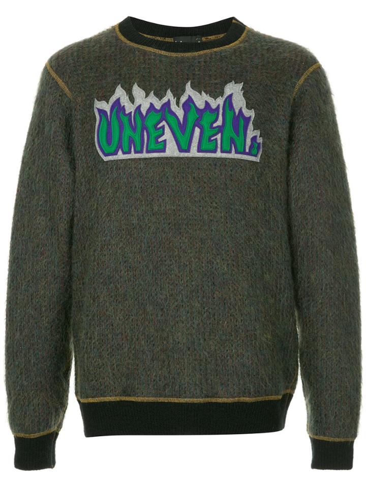 Kolor Patch Detail Sweater - Grey