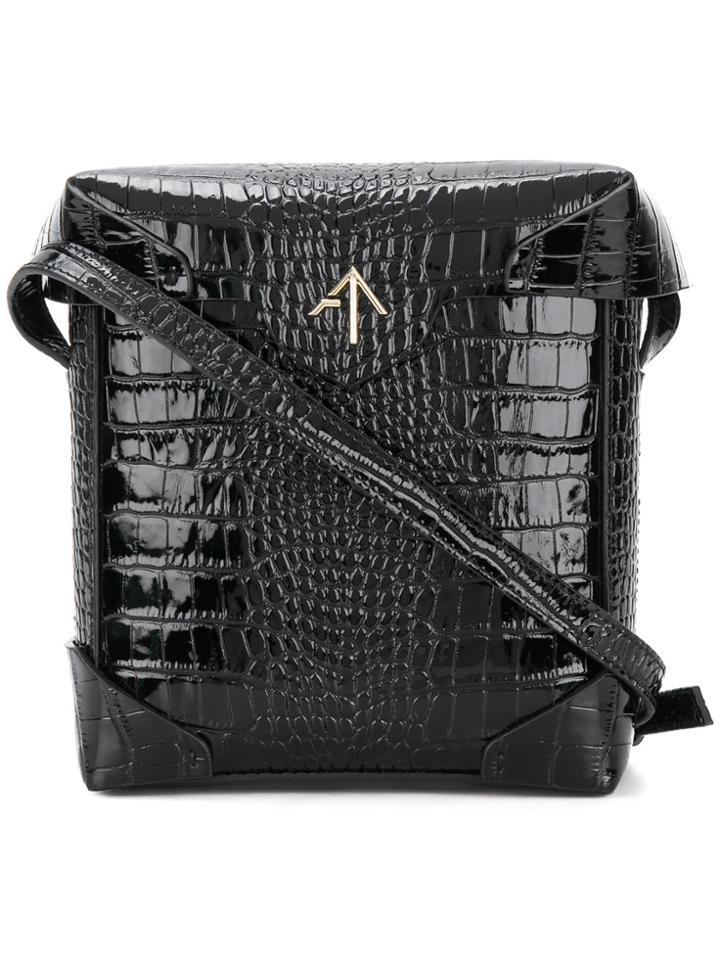 Manu Atelier Mini Pristine Shoulder Bag - Black