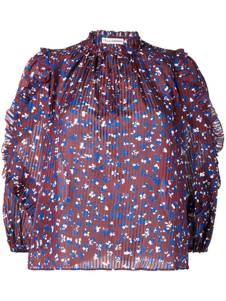 Ulla Johnson Floral Print Blouse - Red