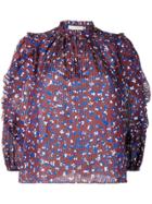 Ulla Johnson Floral Print Blouse - Red