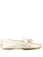 Tod's Bow Loafers - Gold
