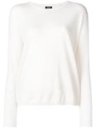 Aspesi V-neck Pullover - White