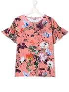 Molo Flowers Of The World T-shirt - Pink
