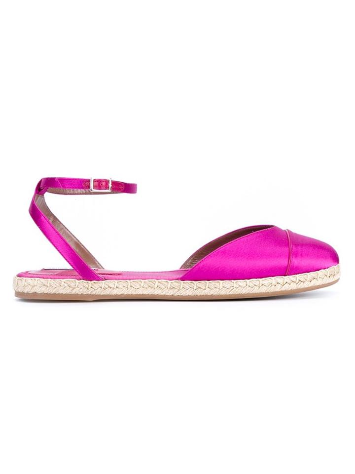 Tabitha Simmons Sebille Silk And Jute Espadrilles