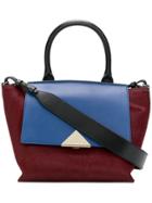 Emporio Armani Colour Block Tote Bag - Red
