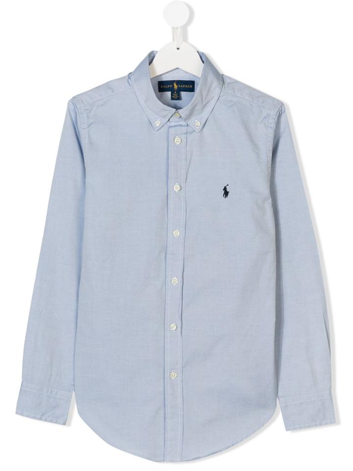Ralph Lauren Kids Teen Long-sleeve Shirt - Blue