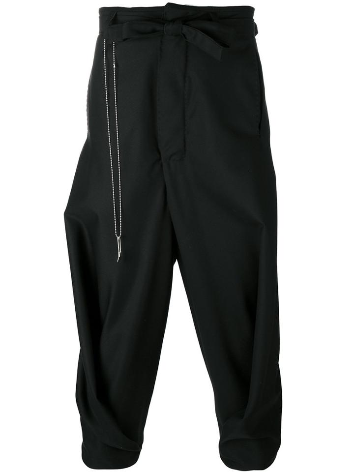 Onebyme - Spt Trousers - Men - Wool - 5, Black, Wool