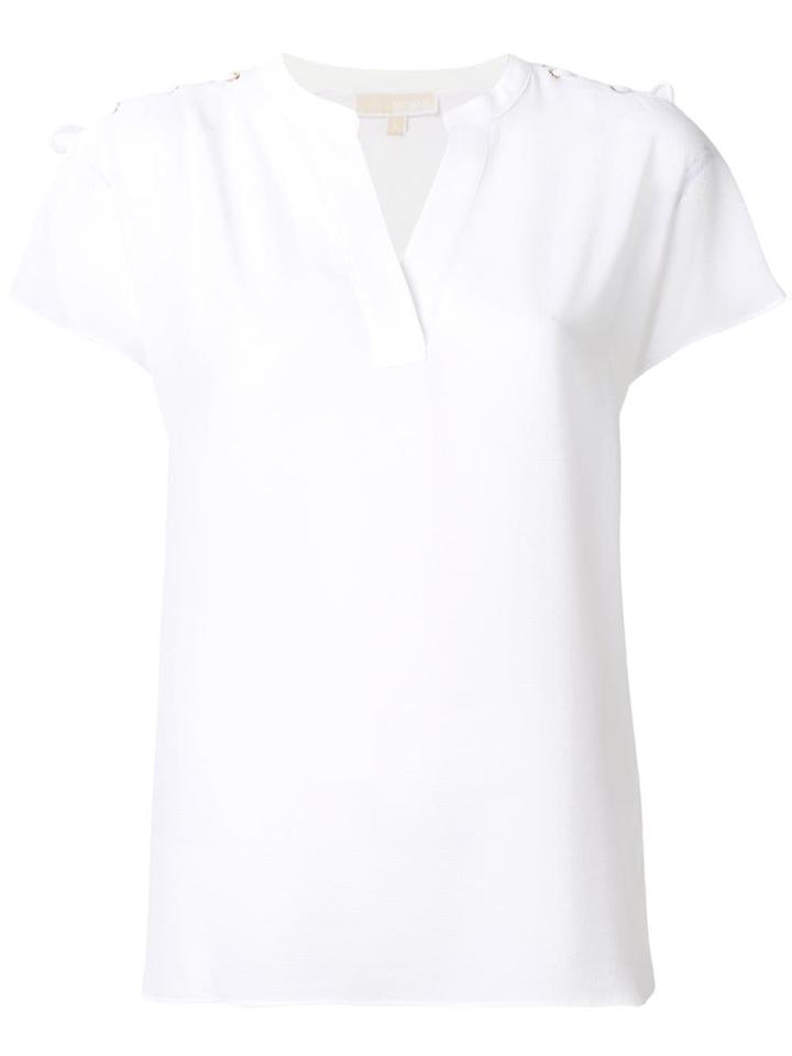 Michael Michael Kors Loose Fit Blouse - White