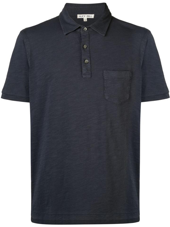 Alex Mill Rugby Polo Shirt - Blue