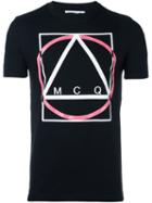 Mcq Alexander Mcqueen Multi Geo Print T-shirt, Men's, Size: Xxxl, Black, Cotton