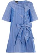 Boutique Moschino Bow Detail Dress - Blue