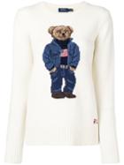 Polo Ralph Lauren Teddy Bear Intarsia Sweater - Neutrals