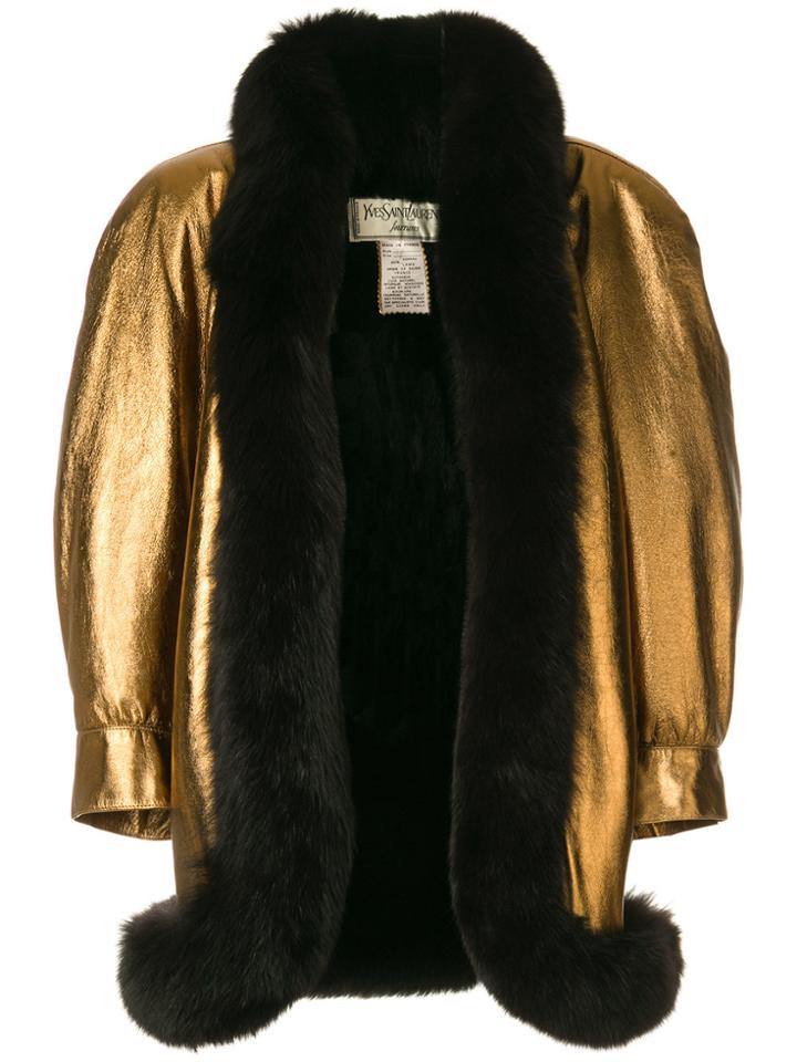 Yves Saint Laurent Vintage Metallic Coat