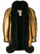 Yves Saint Laurent Vintage Metallic Coat