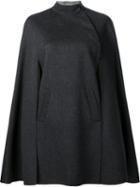 Carolina Herrera Short Cape, Women's, Size: 8, Grey, Nylon/spandex/elastane/virgin Wool