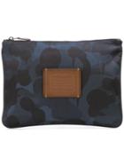 Coach Coach 29976 Den Leather/fur/exotic Skins->leather - Blue