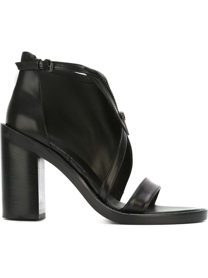 Ann Demeulemeester Zipped Sandals