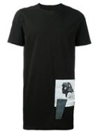 Rick Owens Drkshdw Printed Hem T-shirt, Men's, Size: Medium, Black, Cotton