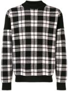Fendi Check Long-sleeve Sweater - Black