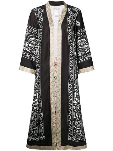 Black Coral Casual Kimono