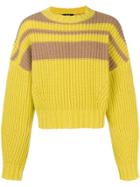 Qasimi Striped Sweater - Yellow & Orange