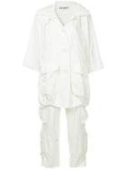 Issey Miyake Vintage Zip Detail Two-piece Set - White