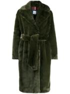 Paul Smith Oversized Belted Coat - Green