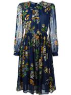 Msgm Abstract Print Dress