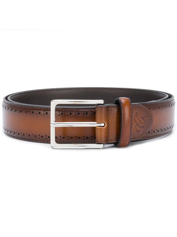 Canali Classic Belt - Brown