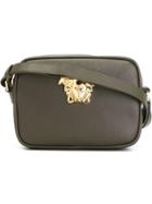 Versace Medusa Shoulder Bag, Men's, Green, Calf Leather