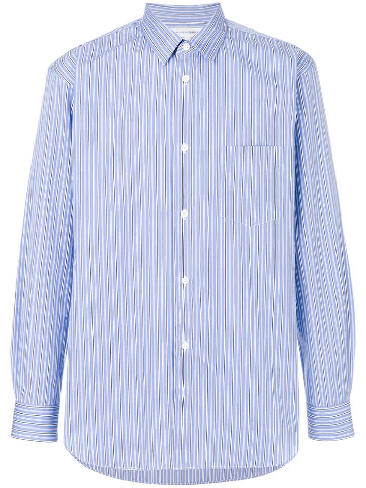 Comme Des Garçons Shirt Long Sleeved Shirt - Blue