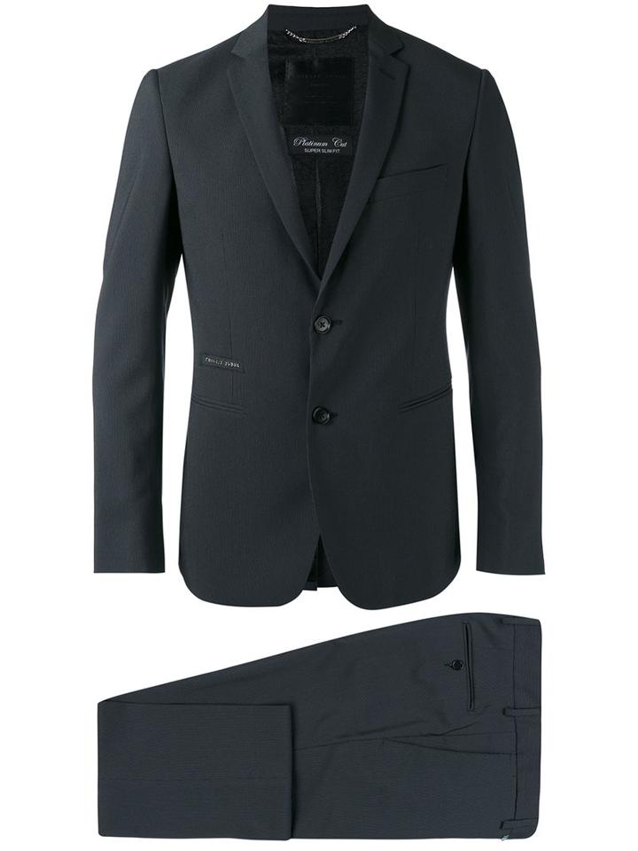 Philipp Plein - The Third Suit - Men - Polyester/spandex/elastane/viscose - 54, Blue, Polyester/spandex/elastane/viscose