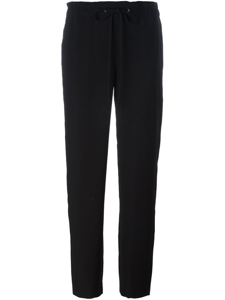 Theory 'tralpin' Trousers, Women's, Size: 0, Black, Polyester/polyurethane/triacetate