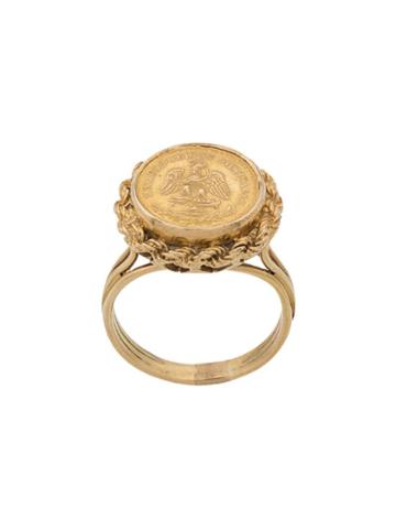 Katheleys Pre-owned 1945 18kt Gold Mexican Coin Ring