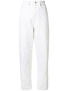 Isabel Marant Étoile Cropped Pattern Jeans - White